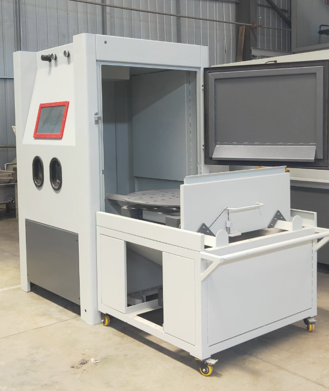 梧州箱式喷砂机 适合小工件批量处理