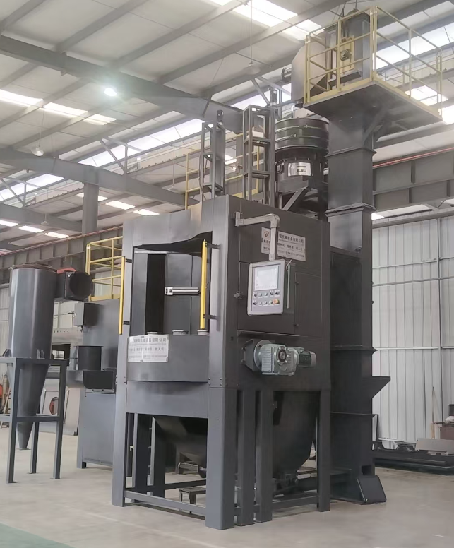 梧州转盘式喷砂机 提升圆形工件处理效率