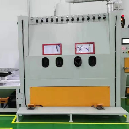 梧州高效生产，从箱体手动喷砂机开始，提升零部件质量